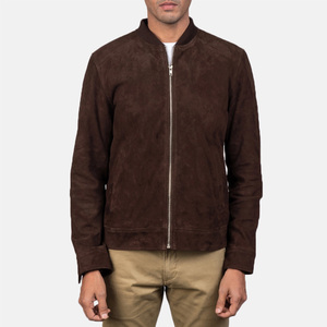 2026 New Arrival Fully Customized Solid ODM Genuine Cowhide Buffalo Men <b>Winter</b> Leather <b>Jacket</b> Stand Collar Made Sialkot Pakistan - Product Image 1