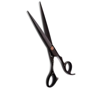 Ciseaux de coiffure professionnels pour cheveux raides, de haute qualité, en acier inoxydable 4Cr13, à pointe arrondie, coupe de précision, pour droitiers - Product Image 6