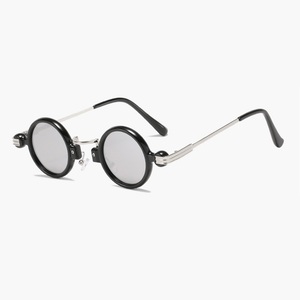 Nouvelles Lunettes de Soleil Rondes en Métal Style Steampunk Vintage Tendance 2026 pour Hommes et Femmes - Prêtes à Expédier - Product Image 6