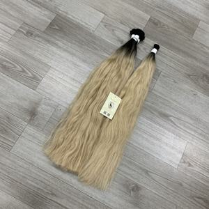 Cabello humano ondulado a granel natural degradado de cabello virgen vietnamita Premium de fábricas - Product Image 4