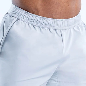 Shorts Deportivos Azules para Hombre, de Alta Demanda, para Gimnasio y Entrenamiento, con Logotipo Personalizado, Cintura Elástica, Bolsillos con Ribete, Shorts de Baño para Hombre - Product Image 6