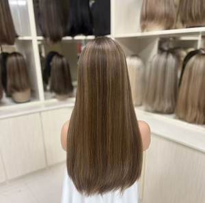 Pelucas de Cabello Humano Virgen al Por Mayor con Frente de Encaje Suizo HD, Transpirables, con Aspecto Natural y Trenzado - Product Image 2