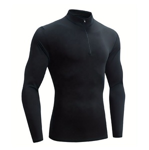 T-shirts de course pour hommes en coton, manches courtes, coupe ajustée, pour la musculation, vêtements de sport et de jogging - Product Image 2