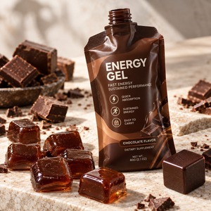 Gel Energético Personalizado de Marca Privada OEM ODM, Sobre de Energía Rápida con Sabor a Chocolate, Suplemento Deportivo - Product Image 4