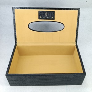 Croco Designer Leather Tissue Paper <b>Boxes</b> Napkin Holder Living Room Car Dashboard Promotional <b>Gifting</b> Bulk Seller Online Shop - Product Image 2