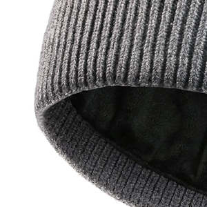 Gorro de Punto Acrílico 100% Personalizado de Primera Calidad con Parche de Logotipo Unisex, Gorro de Invierno para Hombre - Product Image 6