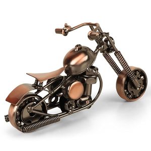 Pièce décorative vintage en métal pour la maison, sculpture de moto artisanale, décoration de table, cadeau de haute qualité - Product Image 6
