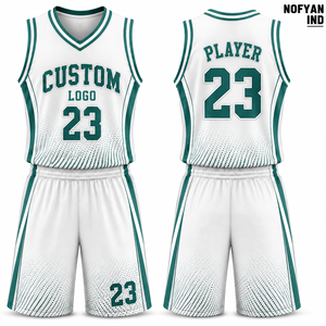 Conjunto de Uniforme de Baloncesto Personalizado NOFYAN IND para Adultos Unisex de Poliéster |   Servicio OEM |   Ropa Deportiva Sublimada para Equipos |   Logotipo Personalizado | - Product Image 1