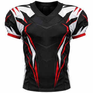 เสื้อเจอร์ซีย์อเมริกันฟุตบอลปี 2026 ดีไซน์ใหม่ แขนสั้น พิมพ์ลายได้ ปรับแต่งสีและขนาดได้ ป้องกันรังสียูวี มีไซส์พลัส คุณภาพดีที่สุด - Product Image 5