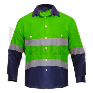 Camisetas Clásicas de Alta Visibilidad para Hombre con Tiras Reflectantes, Camisetas de Trabajo de Manga Corta, Transpirables, Ropa de Trabajo de Seguridad - Product Image 4
