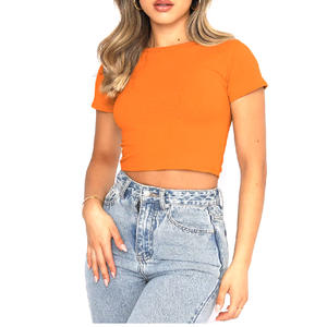 Camisetas Cortas de Alta Calidad para Mujer, Camisetas Cortas Personalizadas para Mujer, 100% Algodón, Colores Personalizados - Product Image 6