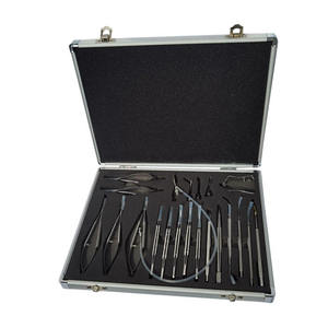 Kit de chirurgie ophtalmique manuel en acier inoxydable de 40 pièces, certifié CE, pour l'implantation d'IOL et l'élimination des lentilles de cataracte - Product Image 2