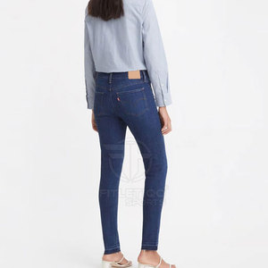 Jean décontracté d'été pour femme en denim 100 % coton de haute qualité, respirant et coupe-vent, teint uni, sur mesure, le plus vendu - Product Image 4