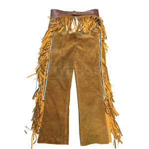 Pantalones de cuero de gamuza con correas de hebilla seguras para una conducción segura y uso al aire libre - Product Image 3