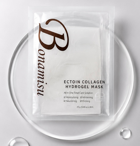 Masque Hydrogel au Collagène et à l'Ectoïne BONAMISU 25g – Masque Coréen Hydratant et Raffermissant Anti-rides au Glutathion pour Soin de Nuit - Product Image 2