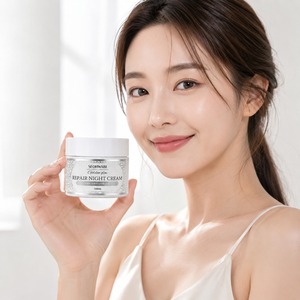 Crème de Nuit K-Beauty Lissante pour la Peau, Soin Quotidien du Visage, Formule Hydratante Intense, Crème Hydratante de Nuit pour le Visage - Product Image 5
