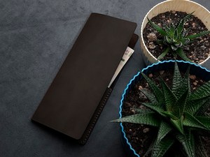 Porta-Cuadernos de Cuero Genuino de Lujo para Restaurantes, con Logotipo Grabado, Presentador de Facturas para Invitados, Libreta de Pago para Camareros de Cafetería LBH-0034 - Product Image 2