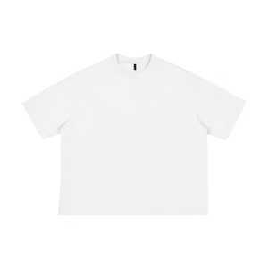 เสื้อยืดทรงบ็อกซ์แบบครอปสำหรับผู้ชาย เสื้อยืดคอตตอน 100% หนานุ่มสั่งทำพิเศษ เสื้อยืดโอเวอร์ไซส์คอเต่า เสื้อยืดทรงบ็อกซ์ขนาดใหญ่พิเศษ - Product Image 3