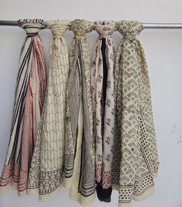 Sarong de plage bohème en gros, écharpe en coton faite à la main imprimée, vêtement d'été pour femme, paréo de plage en coton imprimé à la main - Product Image 3