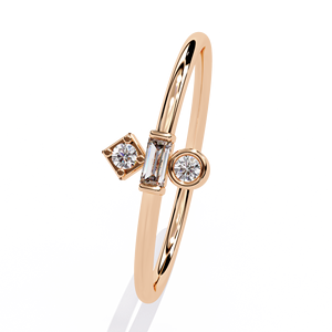 Premium Emerald Cut Lab Grown Diamond Engagement Wedding <b>Ring</b> Exquisite Solitaire Design 10K <b>Gold</b> IGI Certified Ethical Diamond - Product Image 5