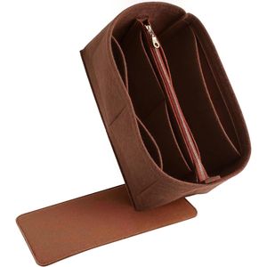 Organizer per Borsa in Feltro con Cerniera, Set da 2 Pezzi con Base Modellante, Organizer per Borse e Charm per Borse - Product Image 1