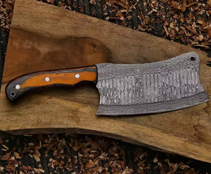 Couteau de boucher professionnel LEGACY BLADES 2026 en acier Damas, manche en bois d'ébène, couteau de cuisine personnalisé, compatible lave-vaisselle - Product Image 4