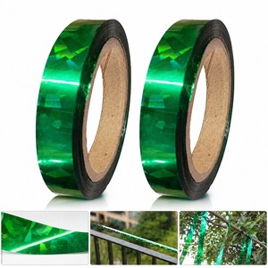 Holographic Reflective Bird Scare Ribbon Flash Tape for Garden Crop Protection Wholesale Pigeon Deterrent Pest Control Roll - Product Image 2