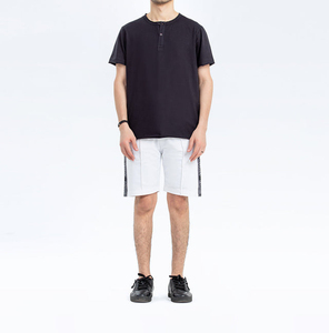 T-shirt à manches courtes col rond pour homme en coton épais, personnalisable OEM, modèle p Ranking - Product Image 1