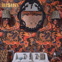 Miroir Serpent en Laiton Haut de Gamme Moderne Fait Main, Ornement Décoratif pour Anniversaire et Maison