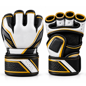 Guantes de MMA Hechos con Material 100% Cuero Genuino, Diferentes Diseños, Guantes de MMA Hechos a Medida, Guantes de MMA Multifuncionales - Product Image 6