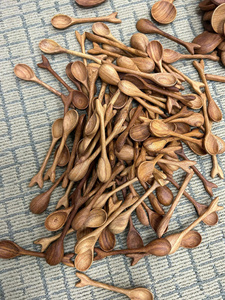 Eco-Friendly <b>Tree</b> <b>Branch</b> Wood Spoons 16cm Hand-Carved Utensils Ash, Acacia & Redwood Collection Earth-Friendly Coffee Decor - Product Image 6