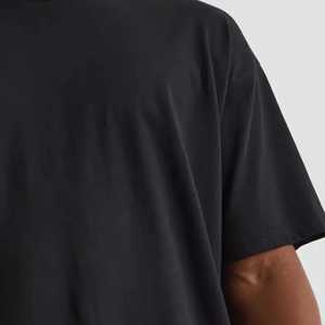 Men's Oversized Long Sleeve <b>Raglan</b> T-Shirt Solid Color O-Neck Casual Jersey Cotton <b>Top</b> - Product Image 3