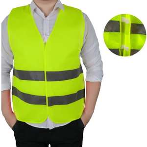 Veste de sécurité réfléchissante fluorescente de haute qualité NESTA SPORTS, vêtements de travail haute visibilité pour la construction et la sécurité en extérieur - Product Image 4