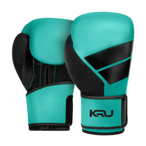 Guantes de Boxeo Profesionales de Cuero con Absorción de Humedad y Cierre de Velcro Antideslizante para Entrenamiento y Práctica para Hombres/Mujeres - Product Image 1