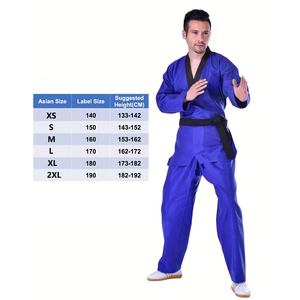 Trajes de Karate Unisex de Último Diseño, Color Azul, 340 Gsm, Kimono de BJJ con Estampado por Transferencia de Calor, Traje de Karate para Competencia - Product Image 2