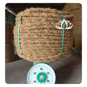 Cordon en fibre de coco brute écologique BLUE LOTUS de haute qualité pour paniers faits main, tissage artisanal, produits décoratifs Ben Tre - Product Image 1
