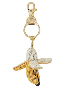 พวงกุญแจปักลูกปัดลายริมฝีปากสีแดงสวยงาม และพวงกุญแจและเครื่องประดับกระเป๋าสำหรับสาวๆ จากอินเดีย โดย MULTI CRAFT - Product Image 3