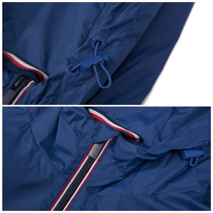 Veste coupe-vent d'extérieur en polyester imperméable personnalisée de haute qualité, produit d'usine en promotion pour l'été, grandes tailles, nouveauté - Product Image 4