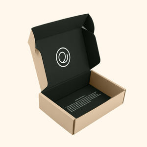Custom Logo Black Corrugated Shipping <b>Box</b> Wholesale Clothing Packaging <b>Paper</b> <b>Box</b> for Coat Garment Supplier - Product Image 1