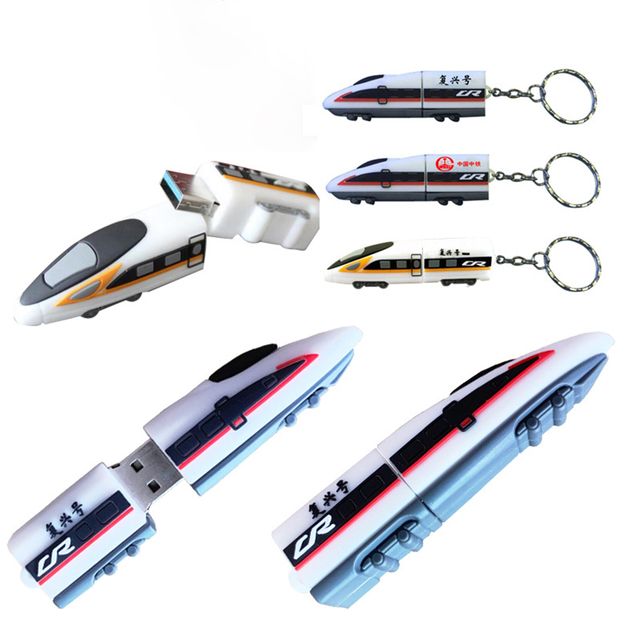 Custom 3D PVC Train Usb 2.0 Drive Flash 4GB 8GB Flash Memory Usb 4gb 16GB