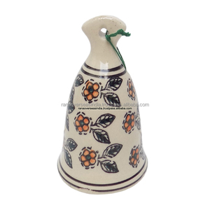 Large Ceramic Hand Painted Bell Durable 4 Inch Wall Decoration Prayer Wedding <b>Christmas</b> Festival Home Use Popular <b>Christmas</b> Gift - Product Image 1