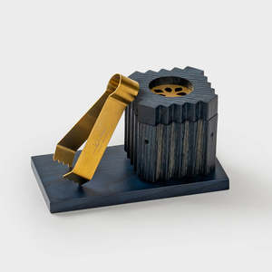 Quemador de incienso de madera Mubkhar, soporte decorativo árabe para quemar Bakhoor y Oud, ideal para festivales religiosos, bodas y eventos de hospitalidad. - Product Image 3