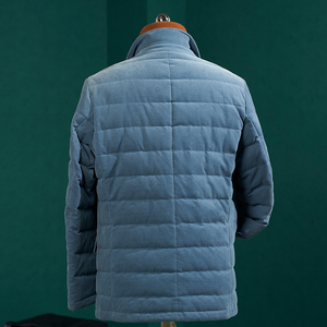 High Quality Men's Long <b>Thin</b> Bubble Jacket Waterproof Latest Fashion Style Customized Logo Wholesale Price Custom Sizes Shining - Product Image 2
