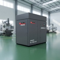 Kompresor Udara Sekrup Tanpa Oli Jinjing Tipe Kering 55-355 Kw Silent Mute Berpendingin Udara/Air Penggerak Langsung Medis