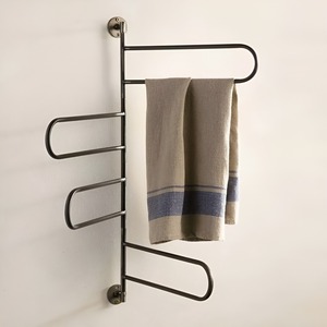 Home Decor Metal Towel Holder Modern <b>Bathroom</b> Accessories Elegant Decorative Towel Rack Stylish <b>Bathroom</b> <b>Kitchen</b> Towel Hanger - Product Image 2