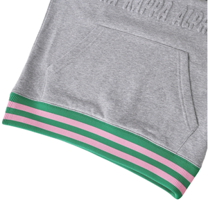 Sudadera AKA con Cierre de Cremallera, Unisex, Gris Verde, Felpa Premium, Estilo Casual Deportivo, Color Gris Verde - Product Image 5