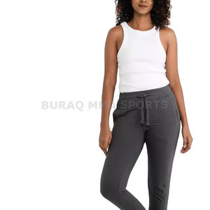 Pantalon de survêtement en polaire pour femme, longueur cheville, coupe régulière, décontracté, pour le sport, automne et hiver - Product Image 1