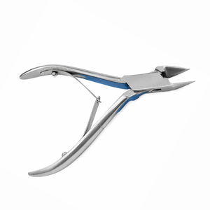 MANAN INSTRUMENTS Coupe-ongles professionnel en acier inoxydable, lame plate, pointe affûtée, ouverture large, durable pour les ongles des doigts des adultes - Product Image 4