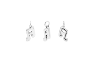 จี้รูปโน้ตดนตรีคู่ - Product Image 1