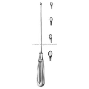 เครื่องมือผ่าตัดกระดูกออร์โธปดิกส์คุณภาพสูงสุด A-1 VERITAS Curette ทำจากสแตนเลสสตีลแบบใช้ซ้ำได้ |   ที่ใส่เข็ม - Product Image 1